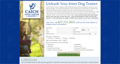 Desktop Screenshot of catchdogtraining.com